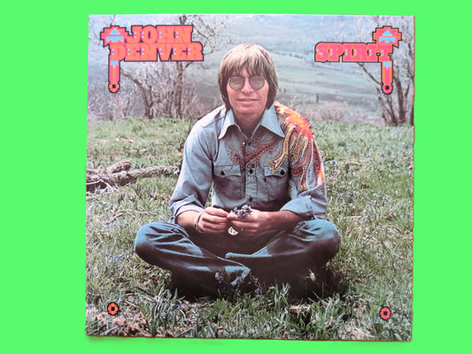 JOHN DENVER, SPIRIT, Country Music, Vintage Album, 1976 Record, Vinyl Lp