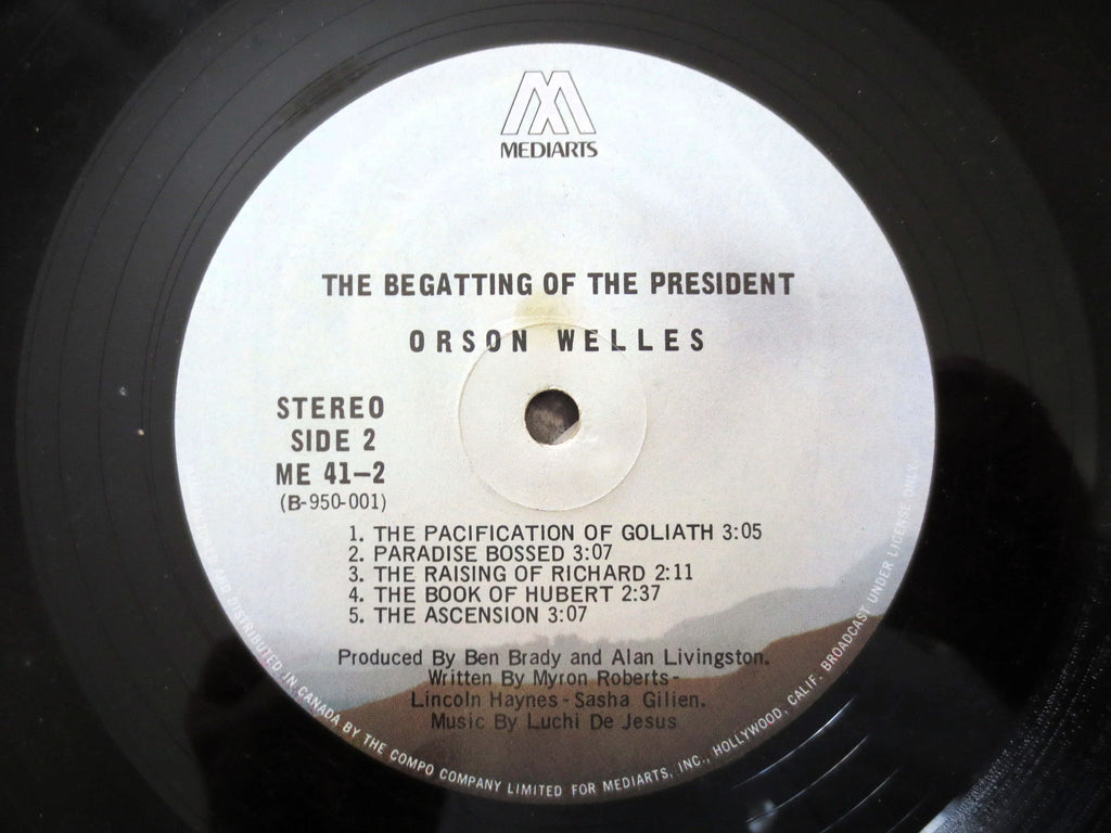 Orson Welles – The Begatting of the President (1969) Vinyl LP