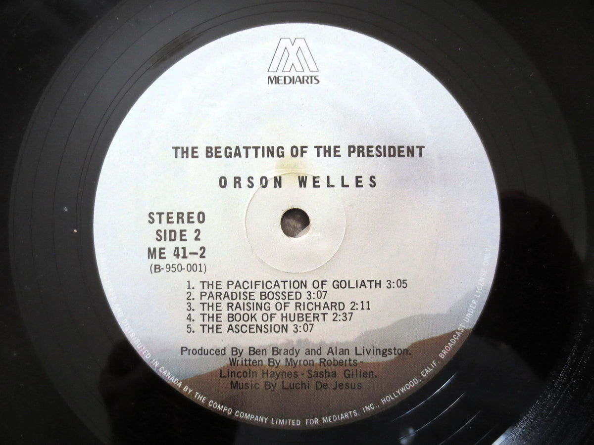 Orson Welles – The Begatting of the President (1969) Vinyl LP