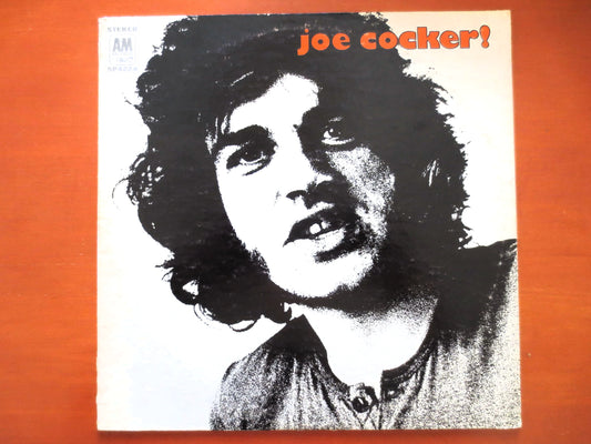 JOE COCKER, JOE COCKER Record, VINTAGE Vinyl, Joe Cocker Vinyl, Joe Cocker Album, Joe Cocker Lp, Vintage Rock Albums, Lps, 1969 Records