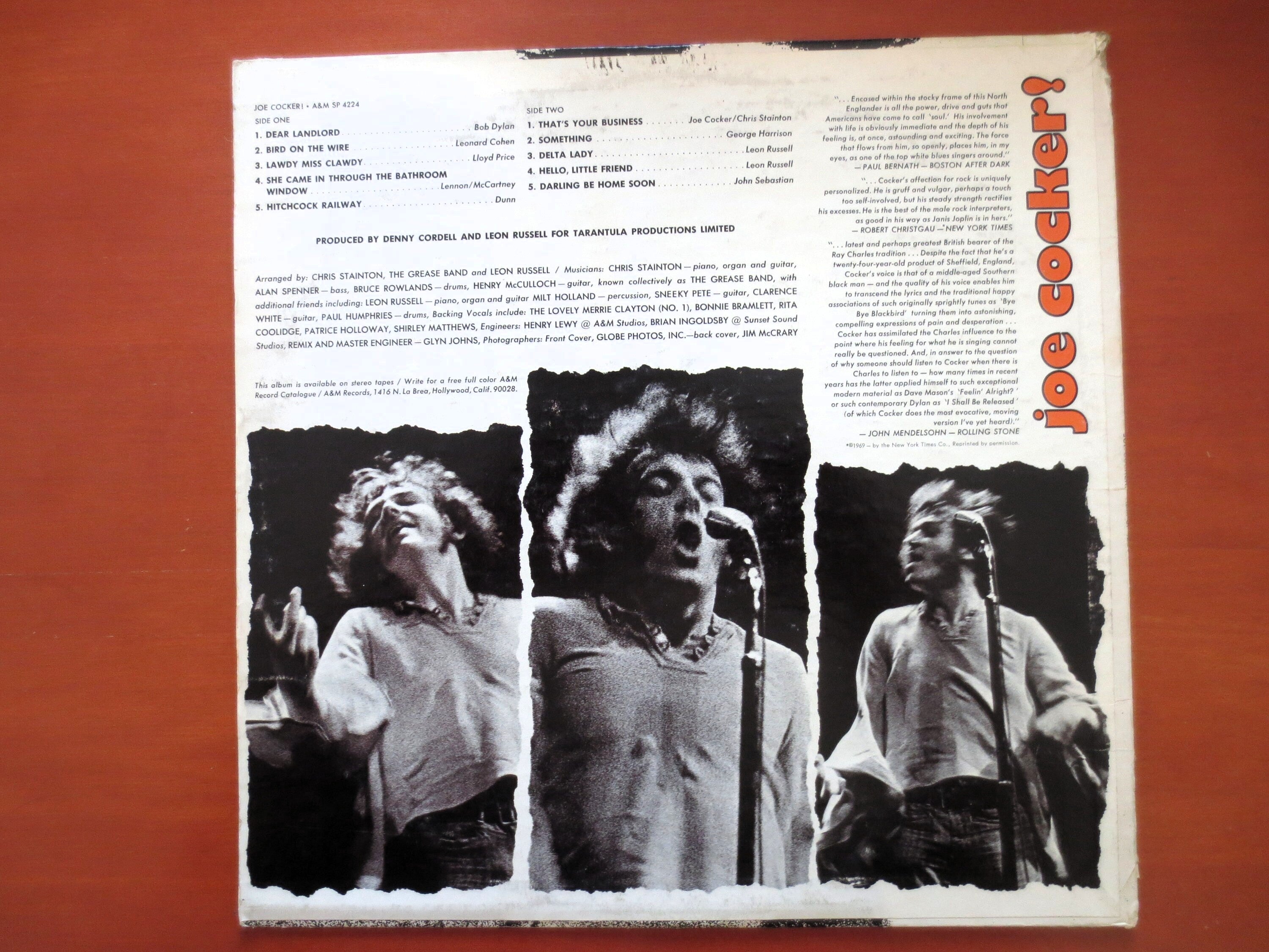 Joe Cocker – Joe Cocker! (1969) Vinyl LP