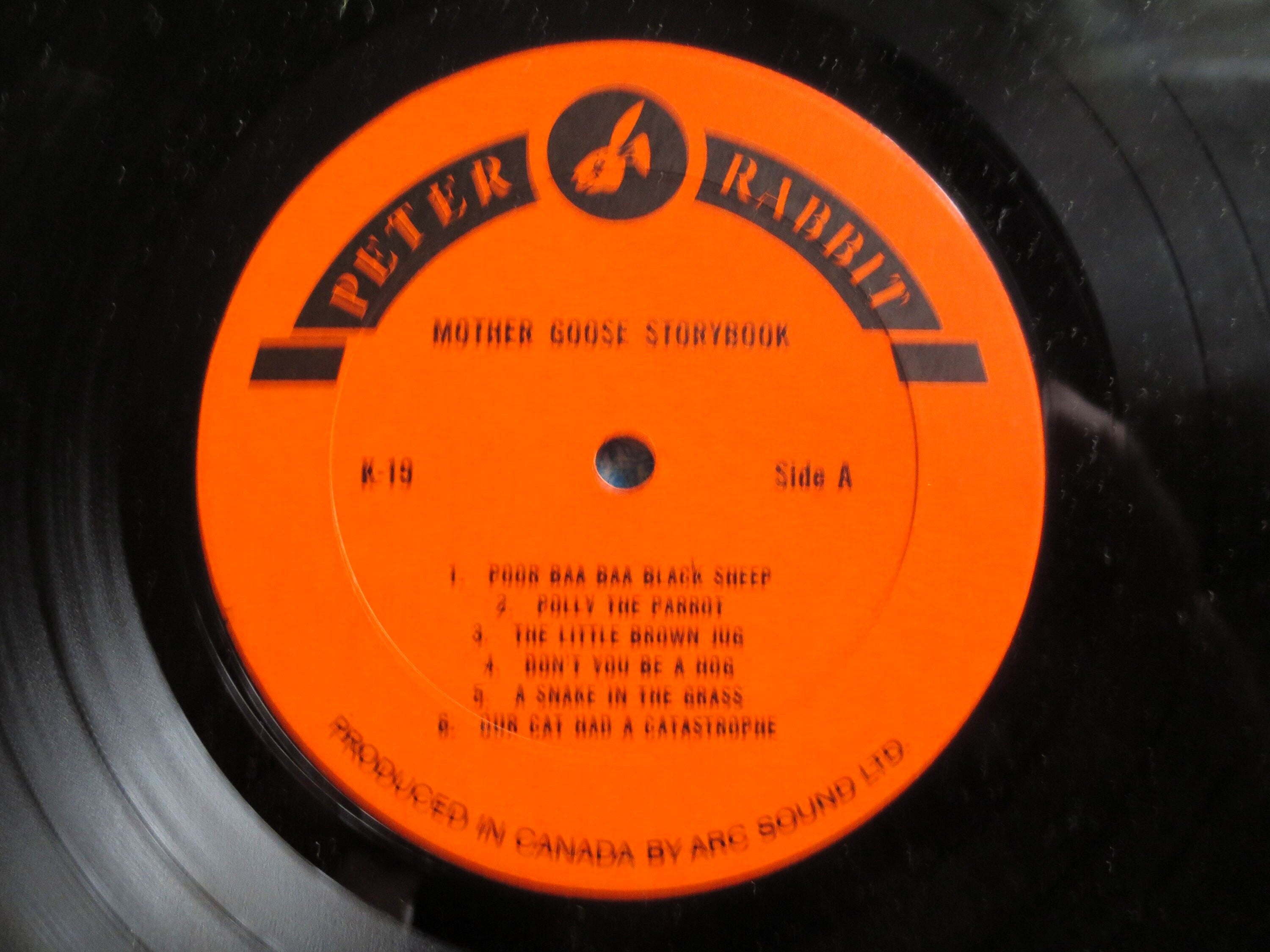 Mother Goose Storybook (Peter Rabbit Records) Vinyl LP