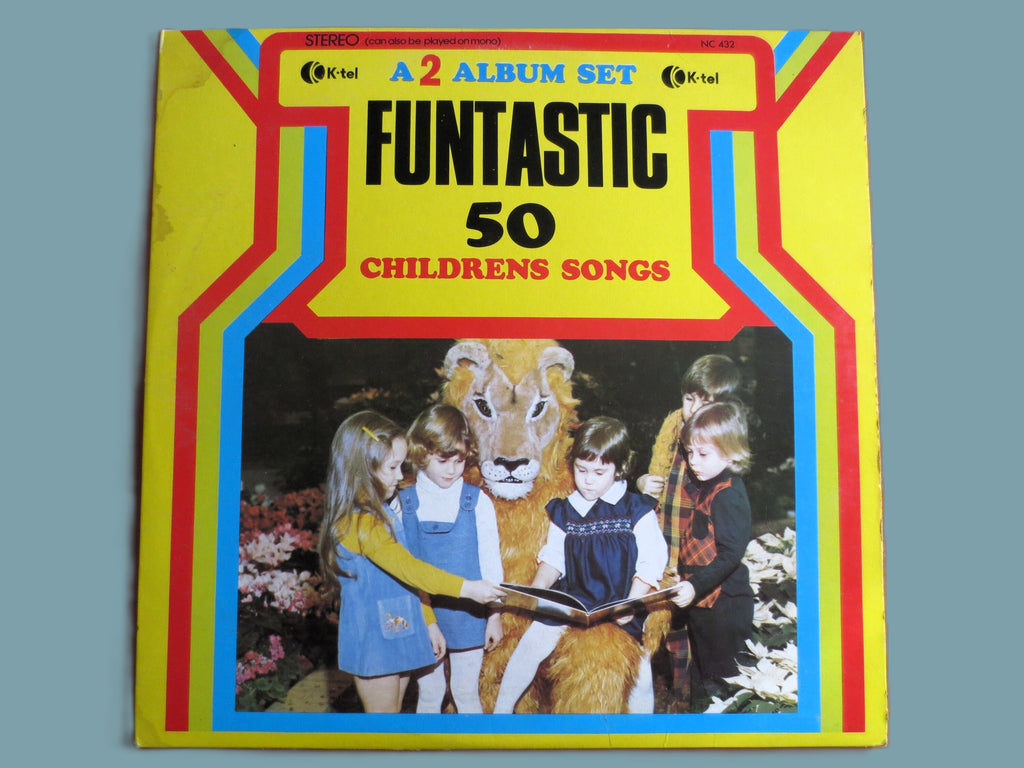 K-Tel – Funtastic 50 Children’s Songs (1975) Vinyl 2xLP