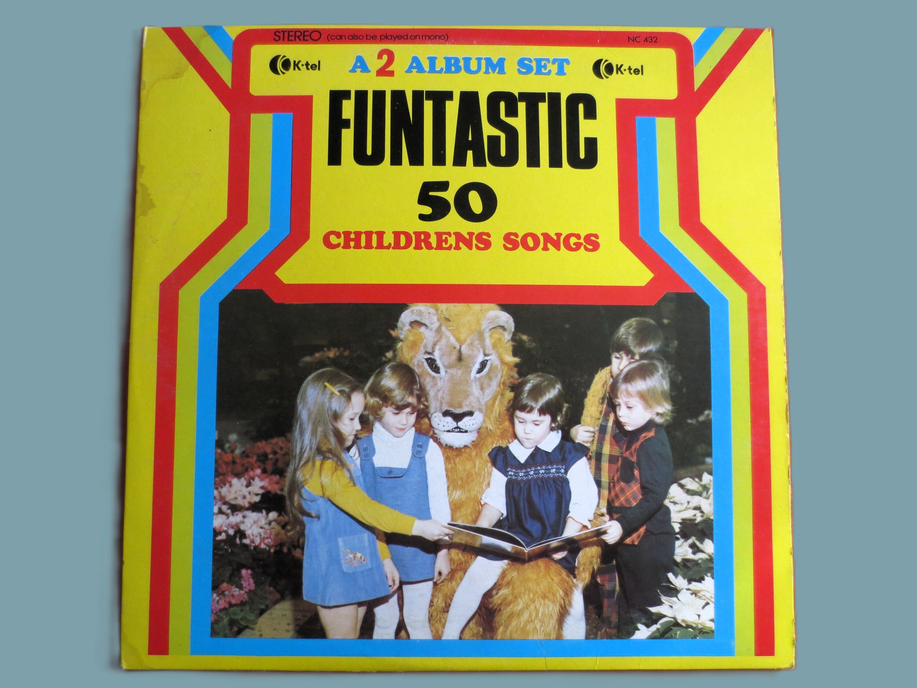 K-Tel – Funtastic 50 Children’s Songs (1975) Vinyl 2xLP