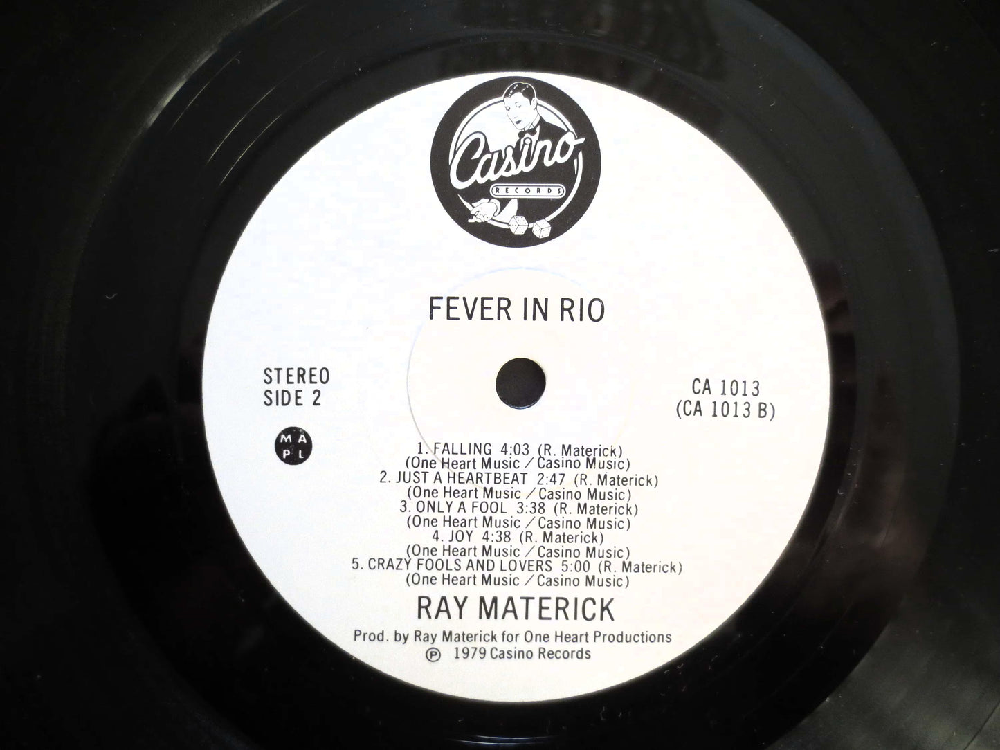 RAY MATERICK, Fever in Rio, Vintage Album, 1979 Record, Vinyl Lp