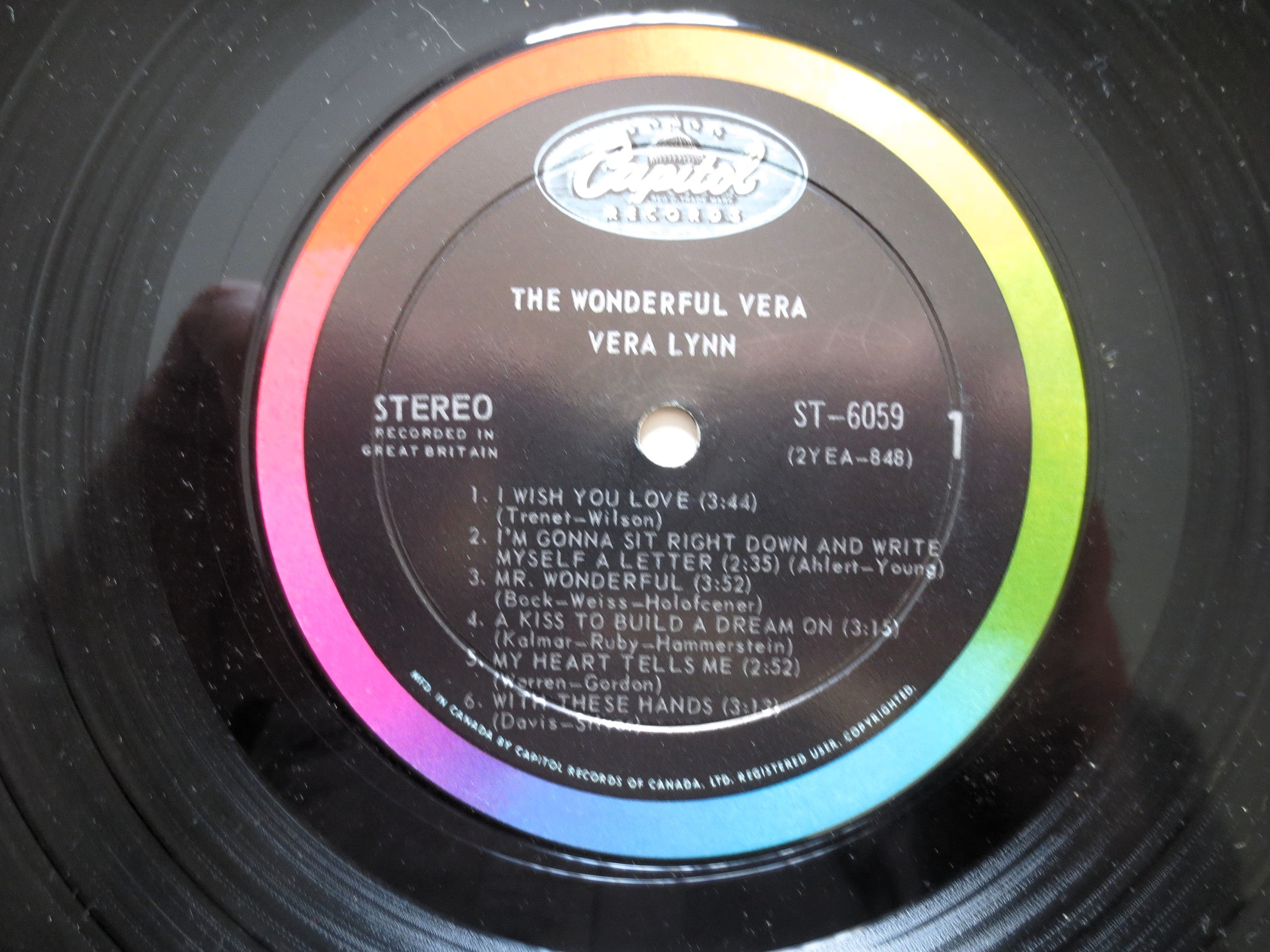 VERA LYNN, The WONDERFUL Vera, Vintage Jazz Album, 1963 Records, Vinyl Lp