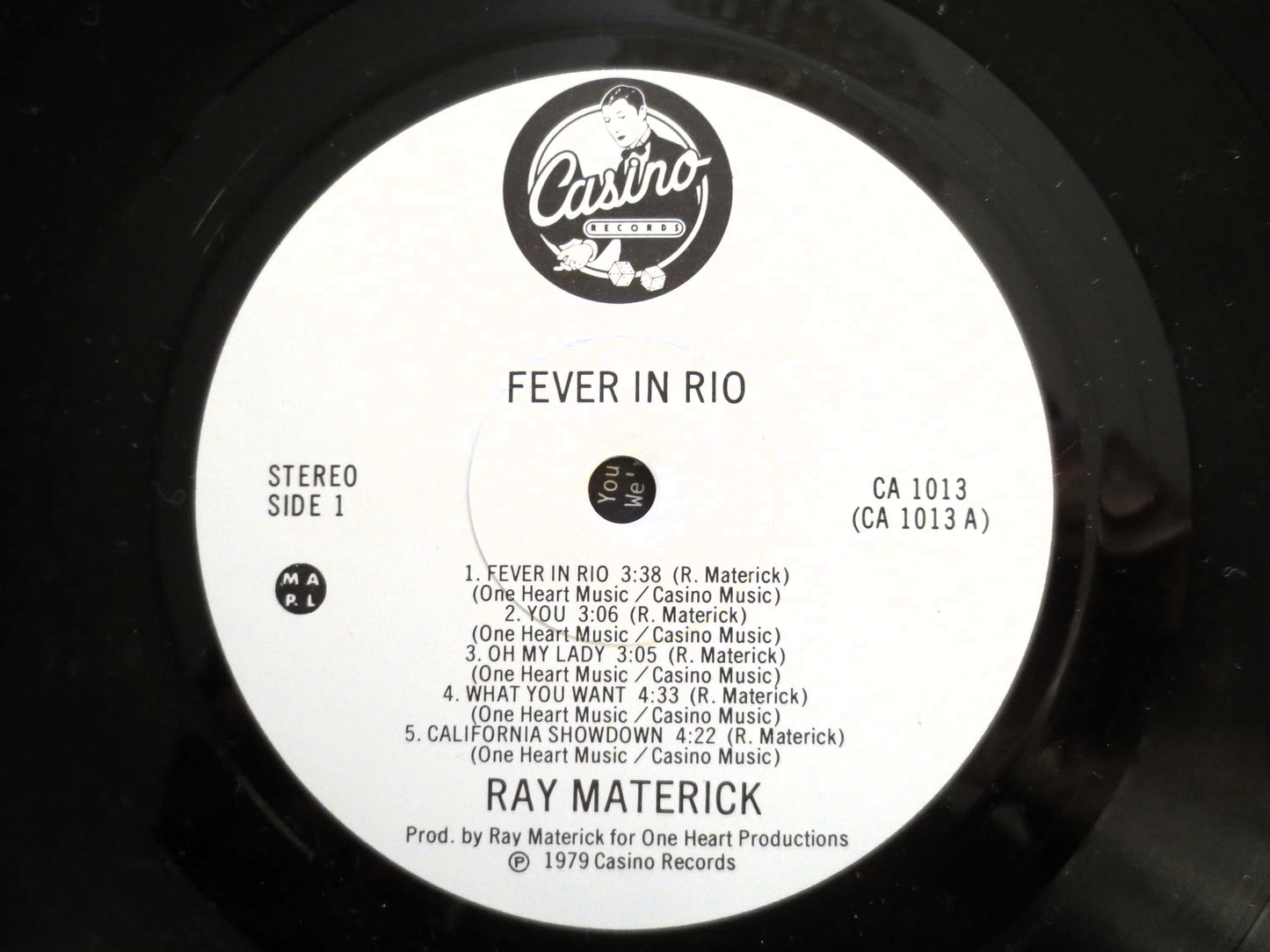 RAY MATERICK, Fever in Rio, Vintage Album, 1979 Record, Vinyl Lp
