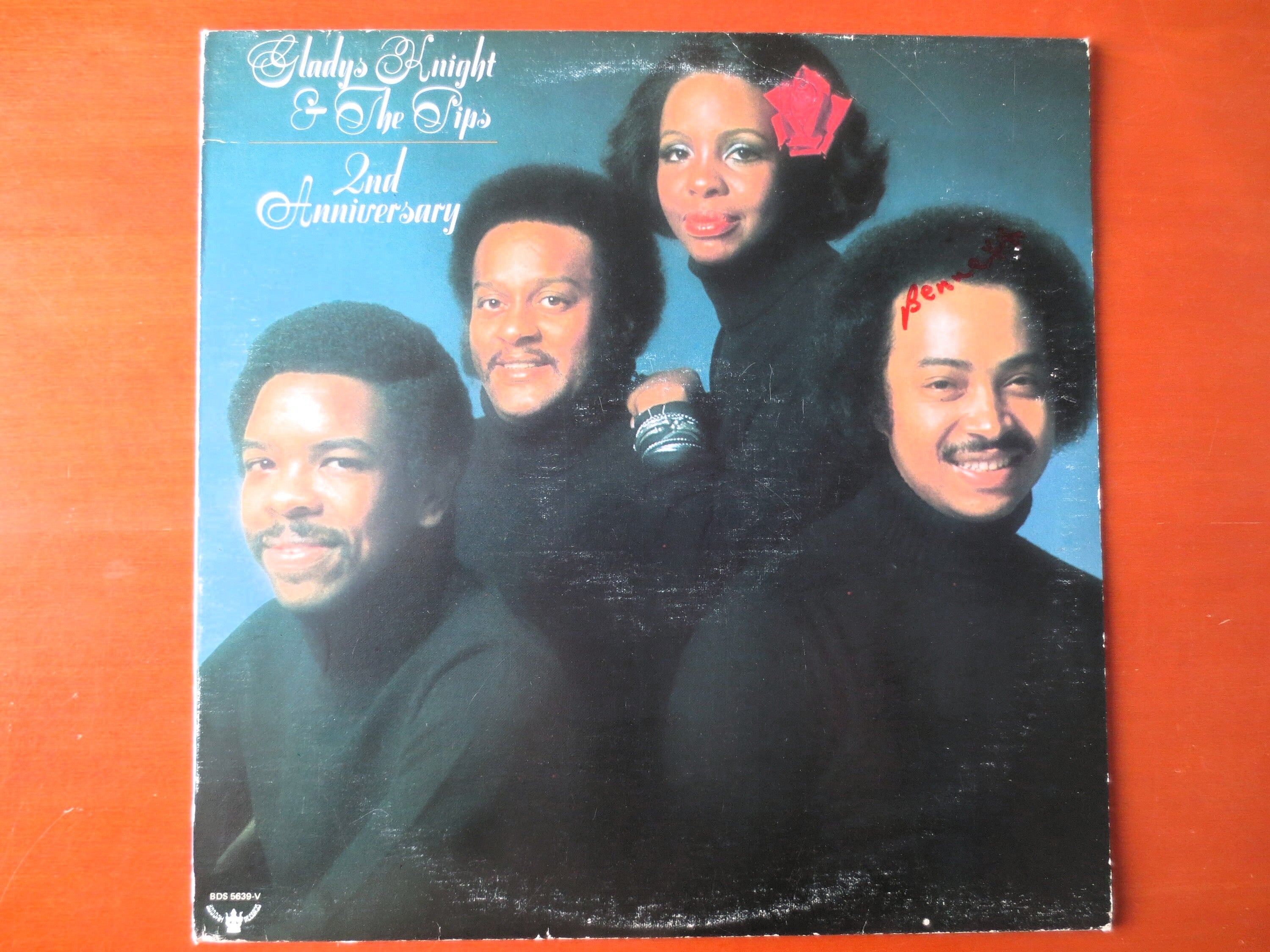 GLADYS KNIGHT and The PIPS, 2nd Anniversary, Vintage Album, 1975 Record, Vinyl Lp