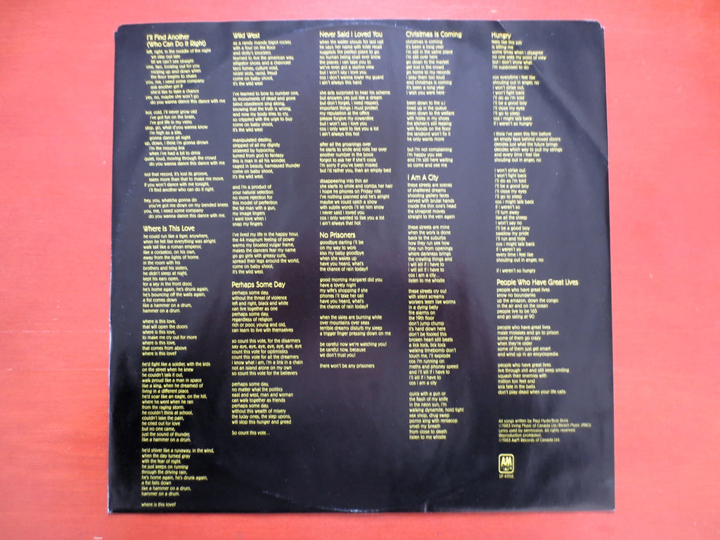 The Payolas – Hammer on a Drum (1983) Vinyl LP