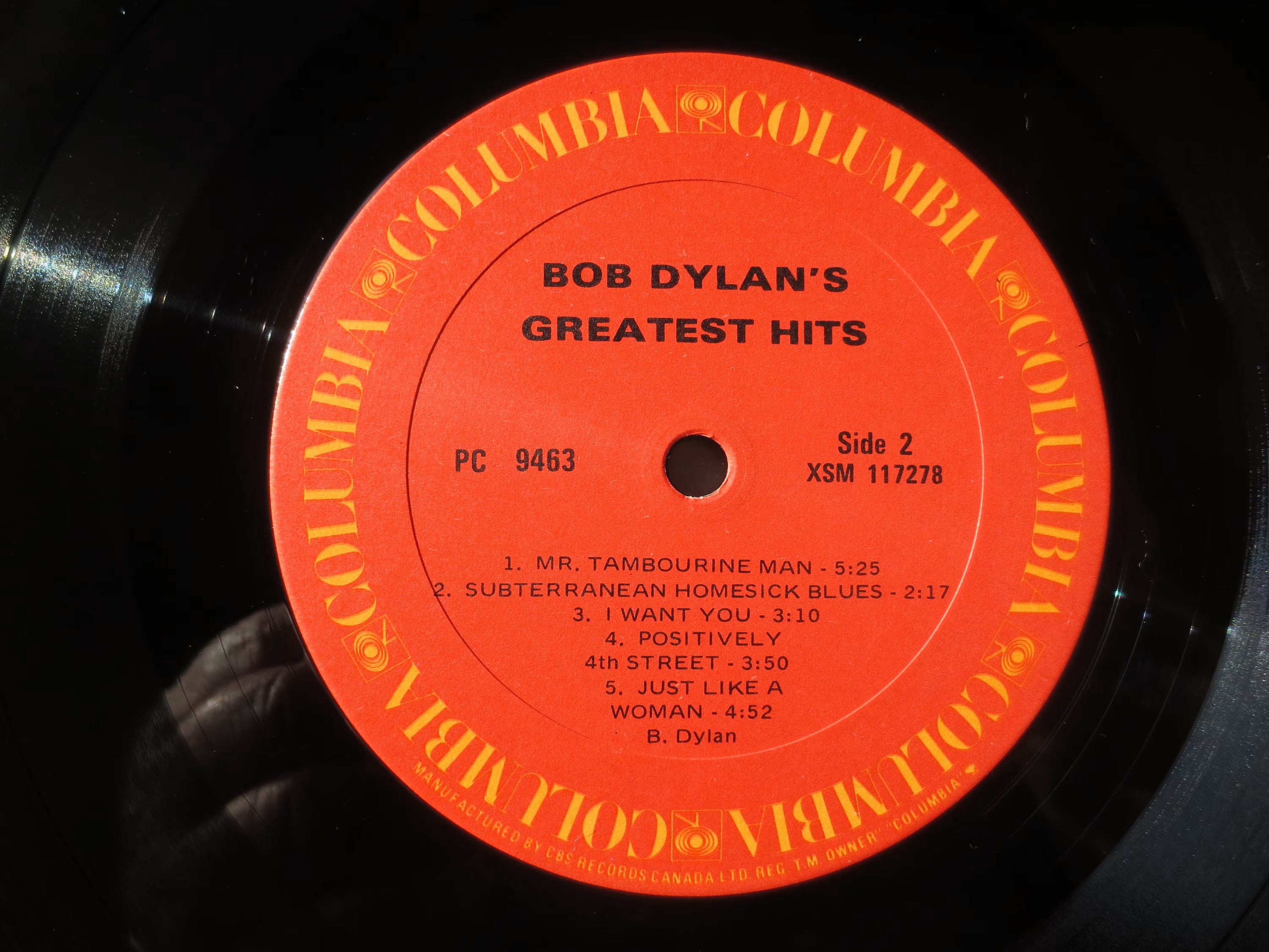 Bob Dylan – Greatest Hits (1976) Vinyl LP
