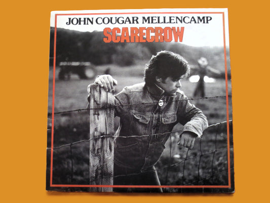 JOHN COUGAR, Scarecrow, Vintage Album, 1985 Record, Vinyl Lp