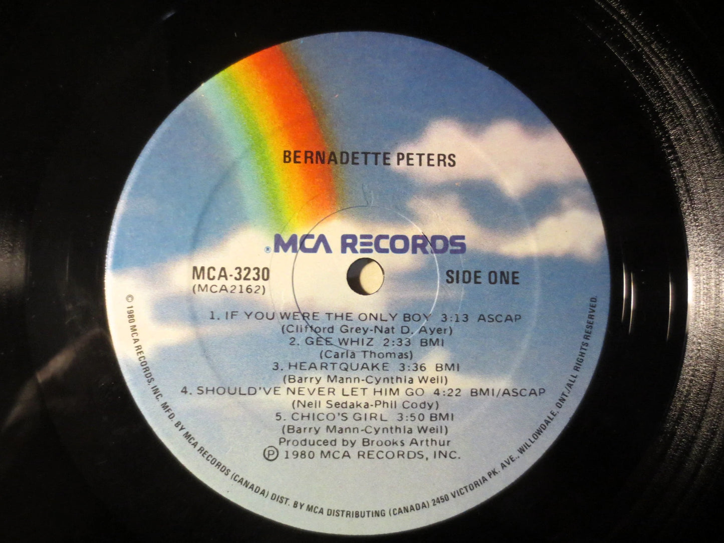 BERNADETTE PETERS, VARGAS Cover, 1980 Records, Pop Jazz Album, Vinyl Record