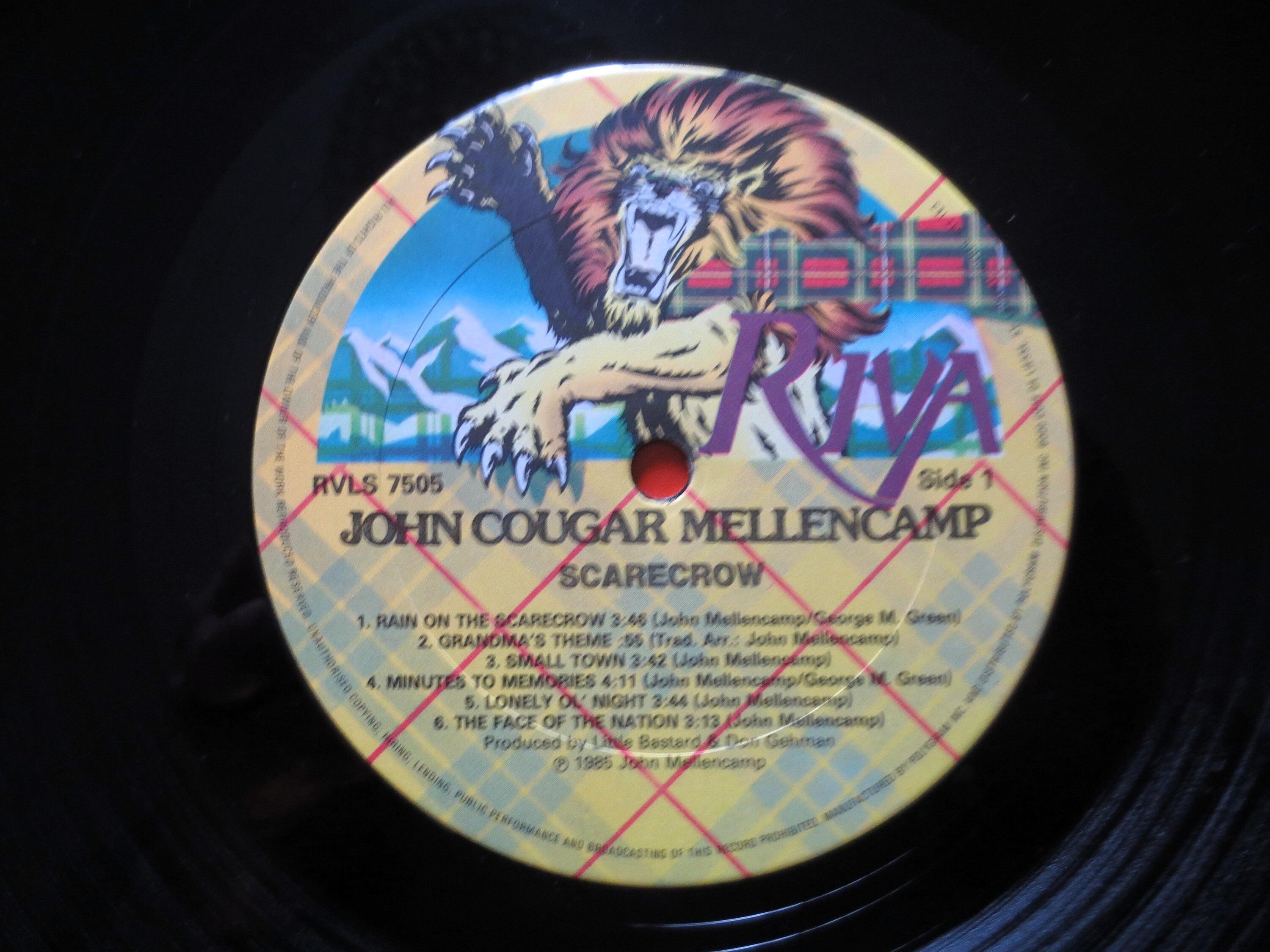 JOHN COUGAR, Scarecrow, Vintage Album, 1985 Record, Vinyl Lp