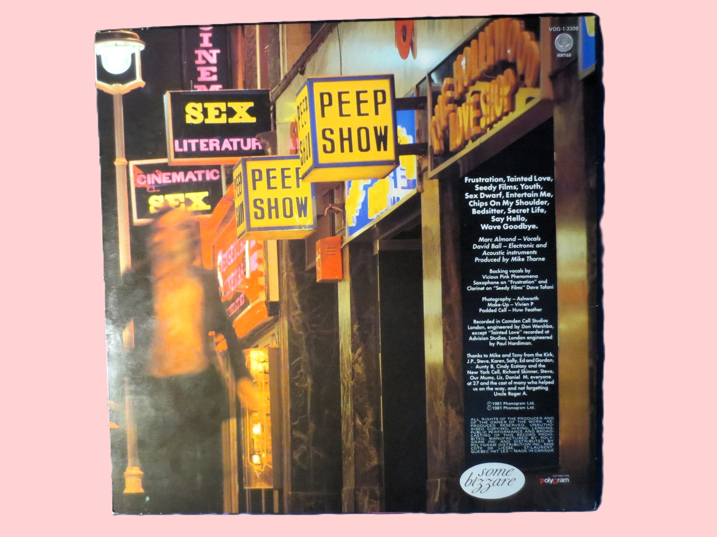 SOFT CELL, Non-Stop EROTIC Cabaret, Alternative Rock, 1981 Record