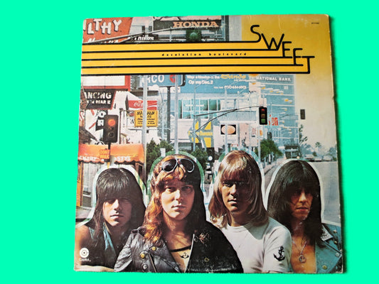 The SWEET, DESOLATION BOULEVARD, Vintage  Album, 1974 Record, Vinyl Lp