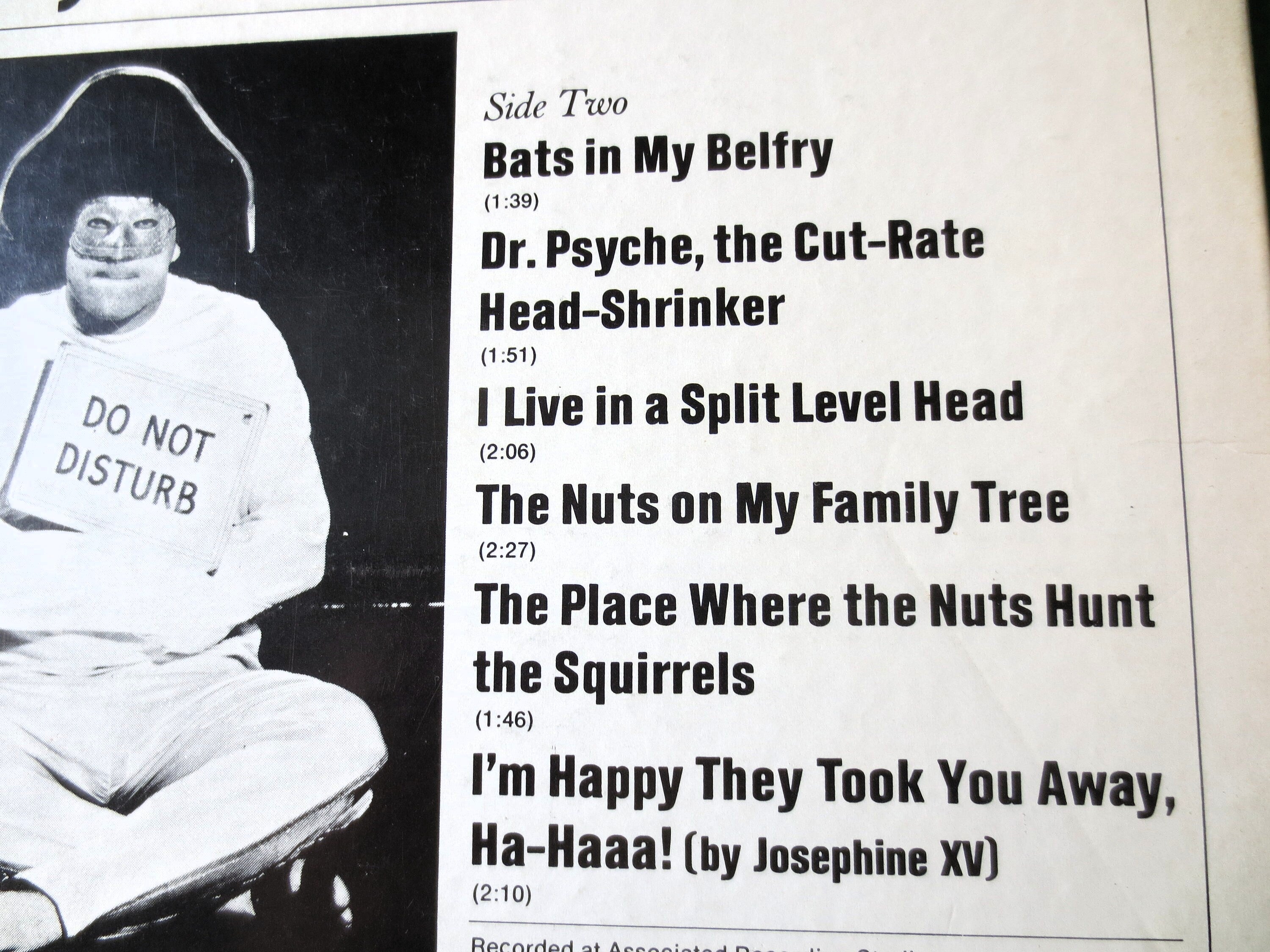 Napoleon XIV – They're Coming to Take Me Away, Ha-Haaa! (1966) Vinyl LP