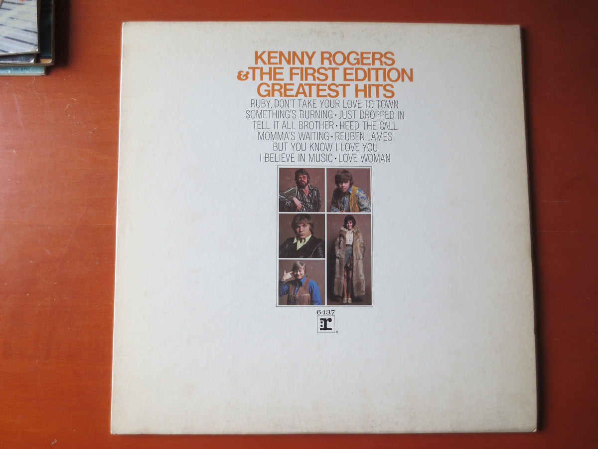 Kenny Rogers & The First Edition Greatest Hits Vinyl Record - 1970