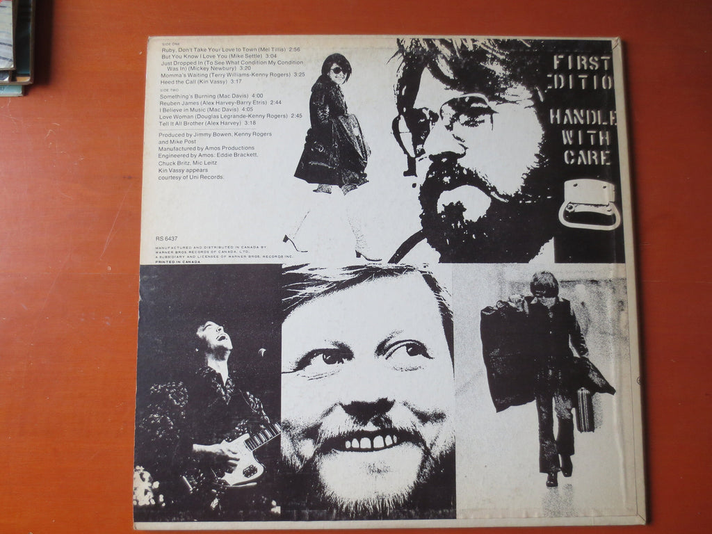 Kenny Rogers & The First Edition Greatest Hits Vinyl Record - 1970