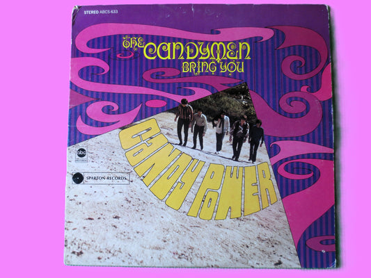 The CANDYMEN, Candy Power, Vintage Album, 1968 Record, Vinyl Lp, 1968 Roy Orbison Band