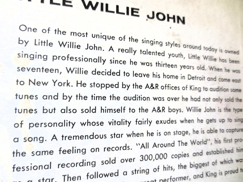 Little Willie John – Fever (1958) Vinyl LP