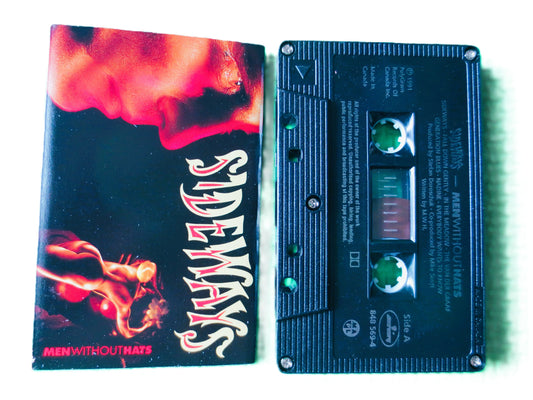 MEN Without HATS, SIDEWAYS, 1991 Cassette Tape, Vintage Cassette