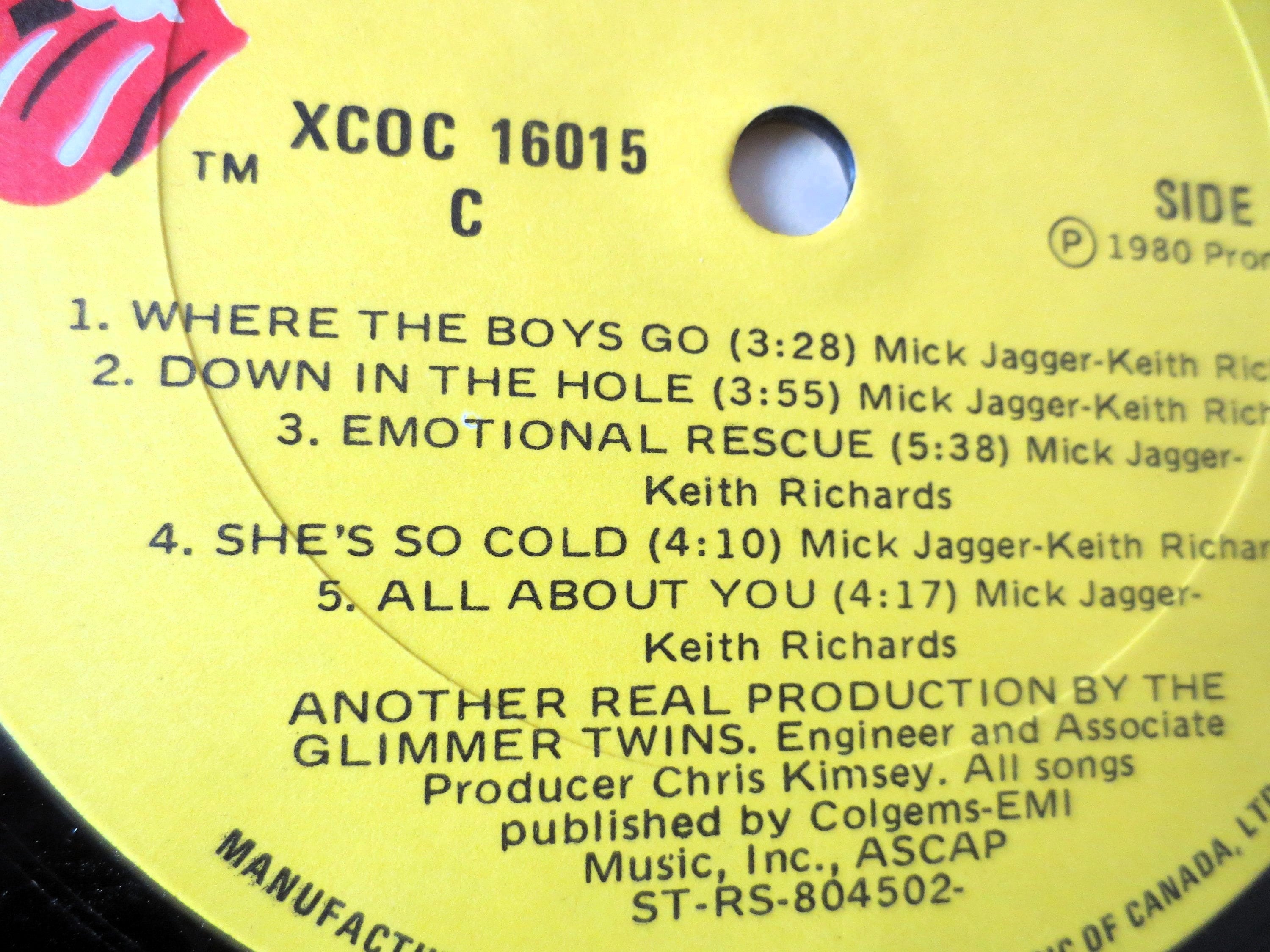 The Rolling Stones – Emotional Rescue (1980) Vinyl LP