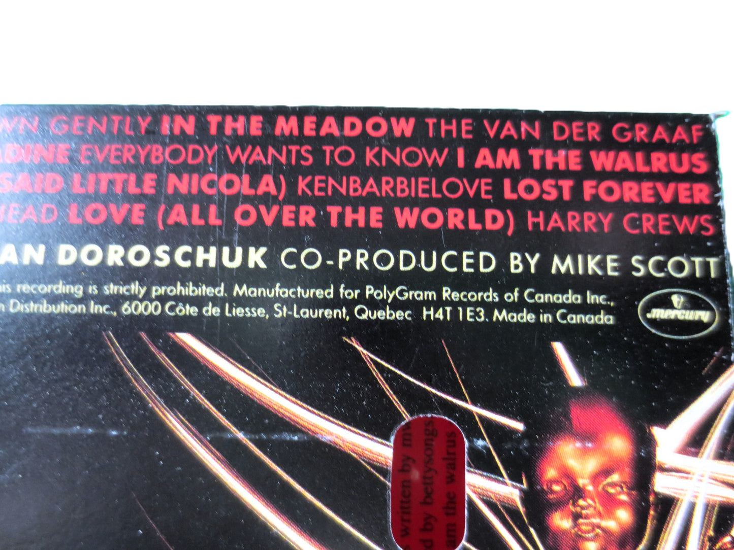 MEN Without HATS, SIDEWAYS, 1991 Cassette Tape, Vintage Cassette