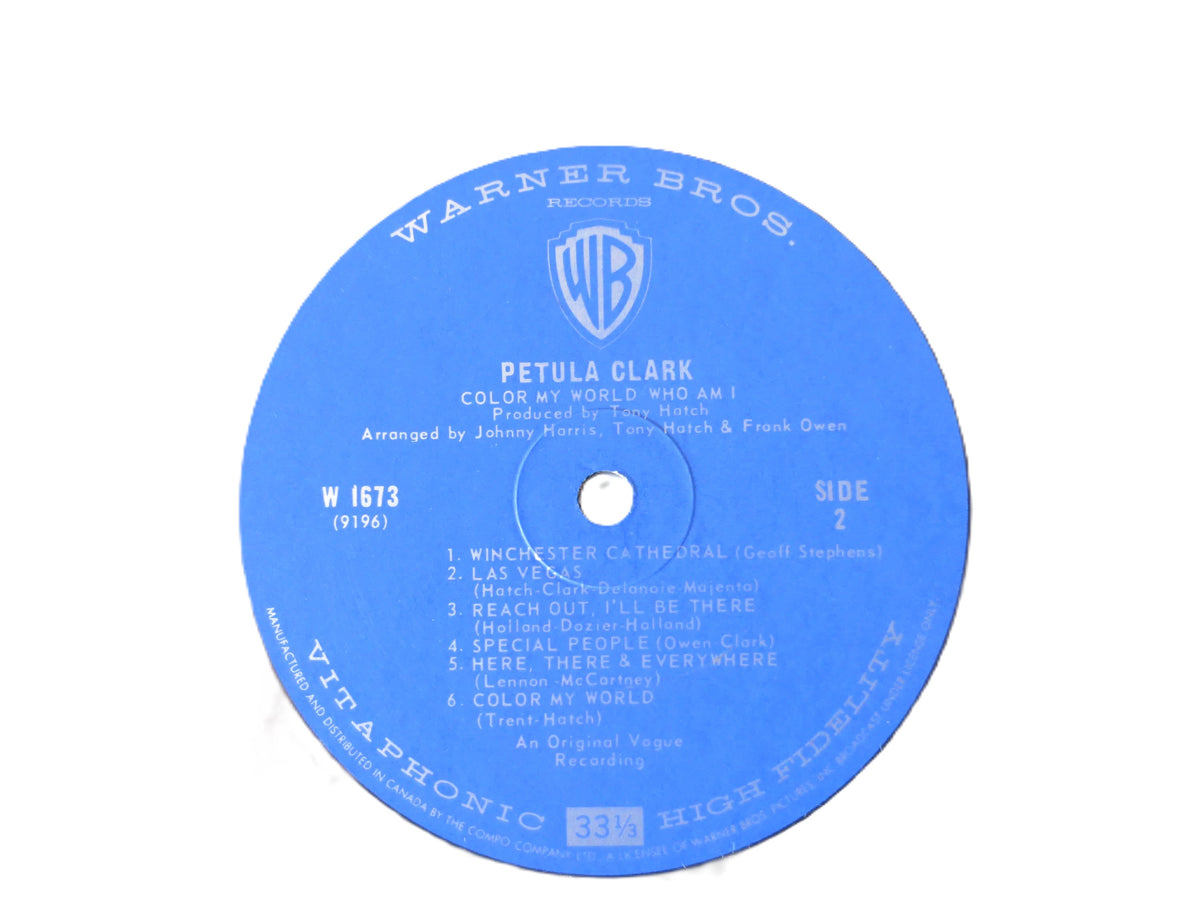 Petula Clark – Color My World / Who Am I (1967) Vinyl LP