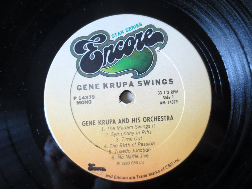 Gene Krupa – Krupa Swings (1980) Vinyl LP