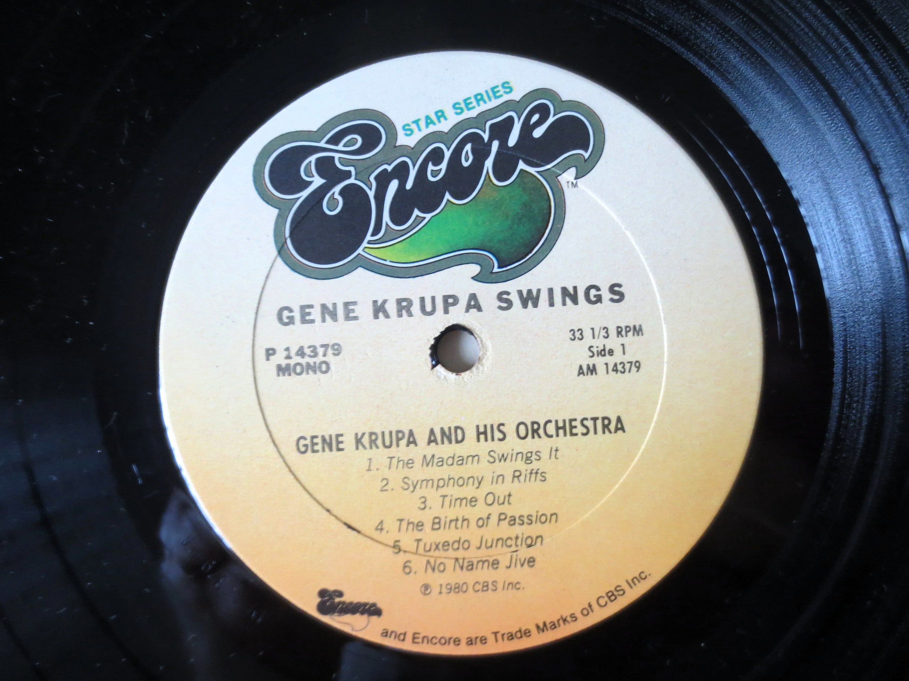 Gene Krupa – Krupa Swings (1980) Vinyl LP