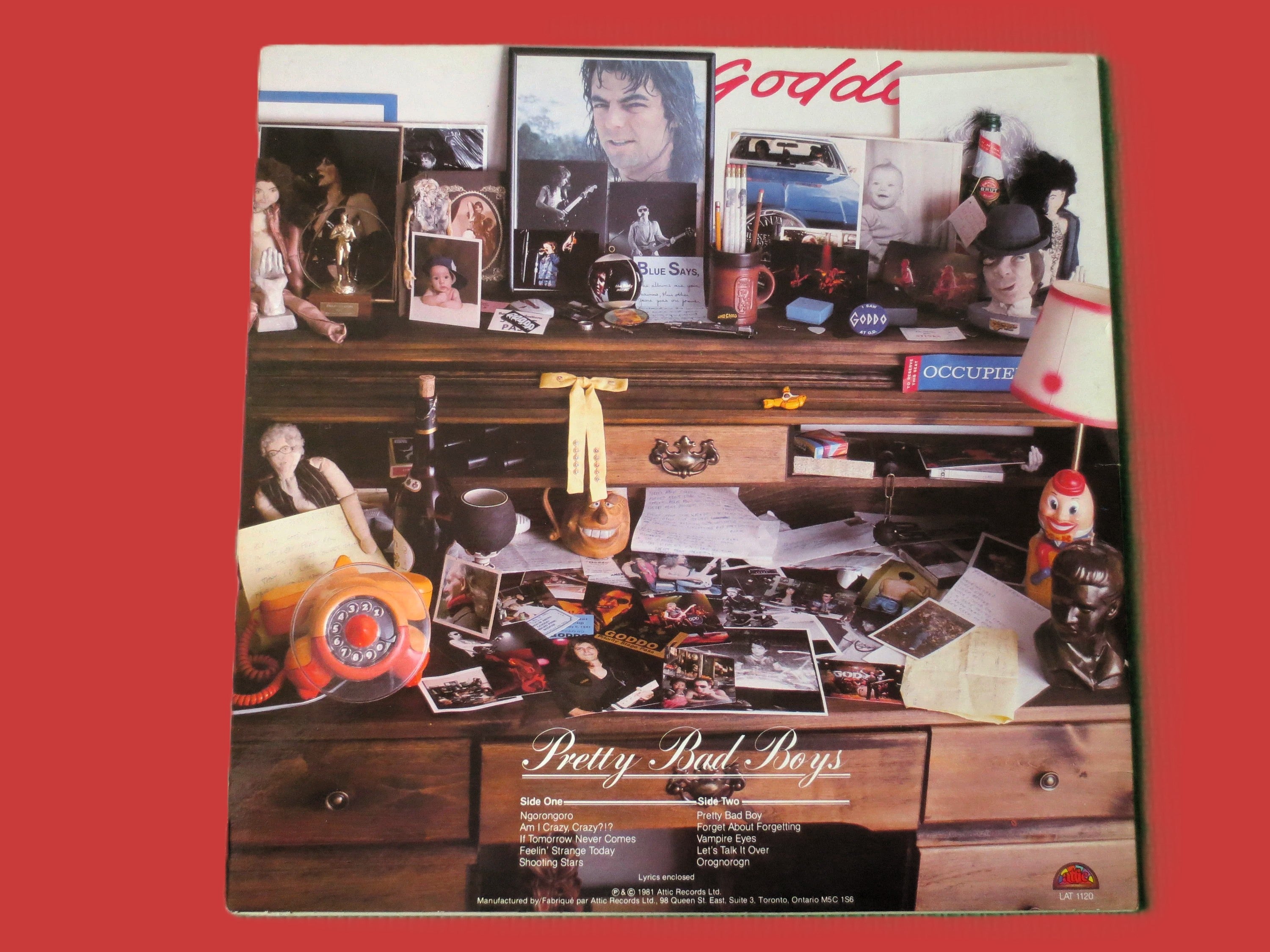 GODDO, Pretty BAD BOYS, Vintage Album, 1981 Record, Vinyl Lp