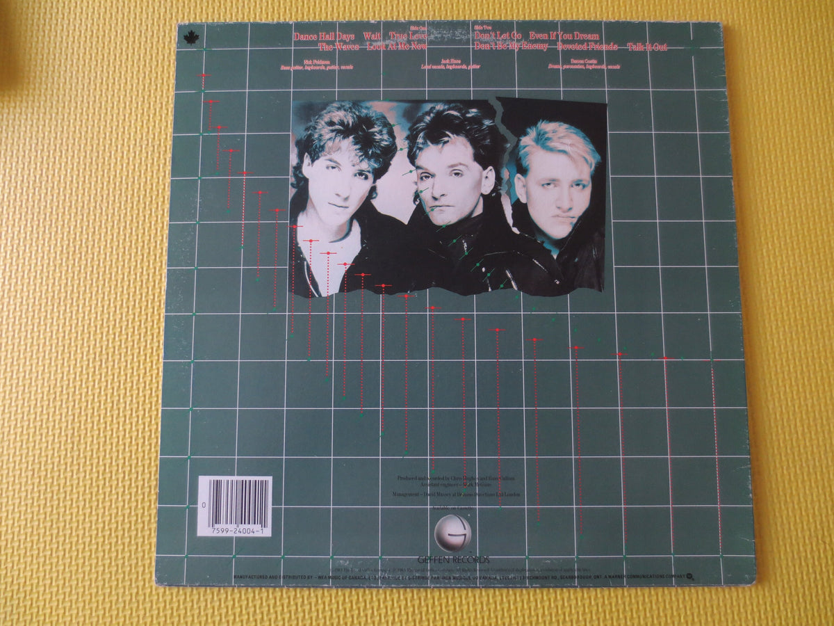 Vintage Wang Chung Vinyl Record: Points On The Curve LP, 1983