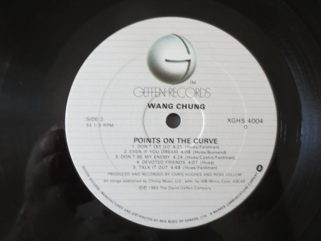 Vintage Wang Chung Vinyl Record: Points On The Curve LP, 1983