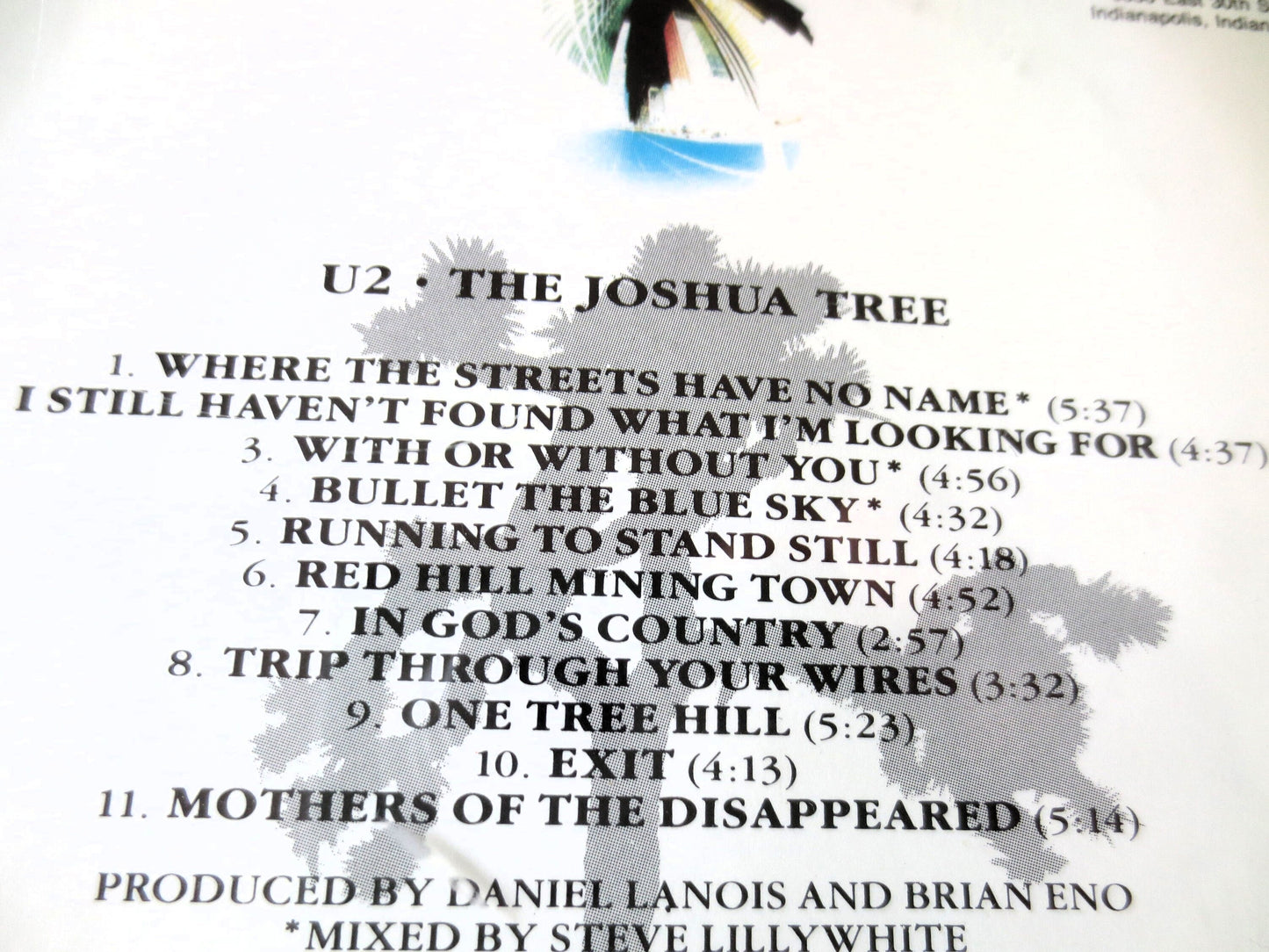 U2 - The JOSHUA TREE CD - Rock Album - 1987 Compact Disc, Vintage Cd
