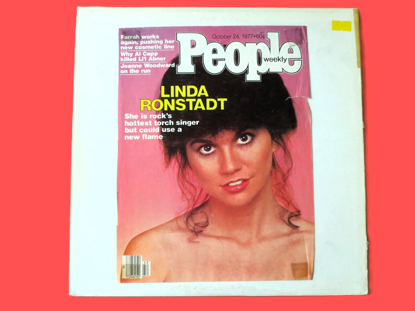 LINDA RONSTADT, WORLDS Records, Unknown Label, Vinyl Lp, 1976 Album