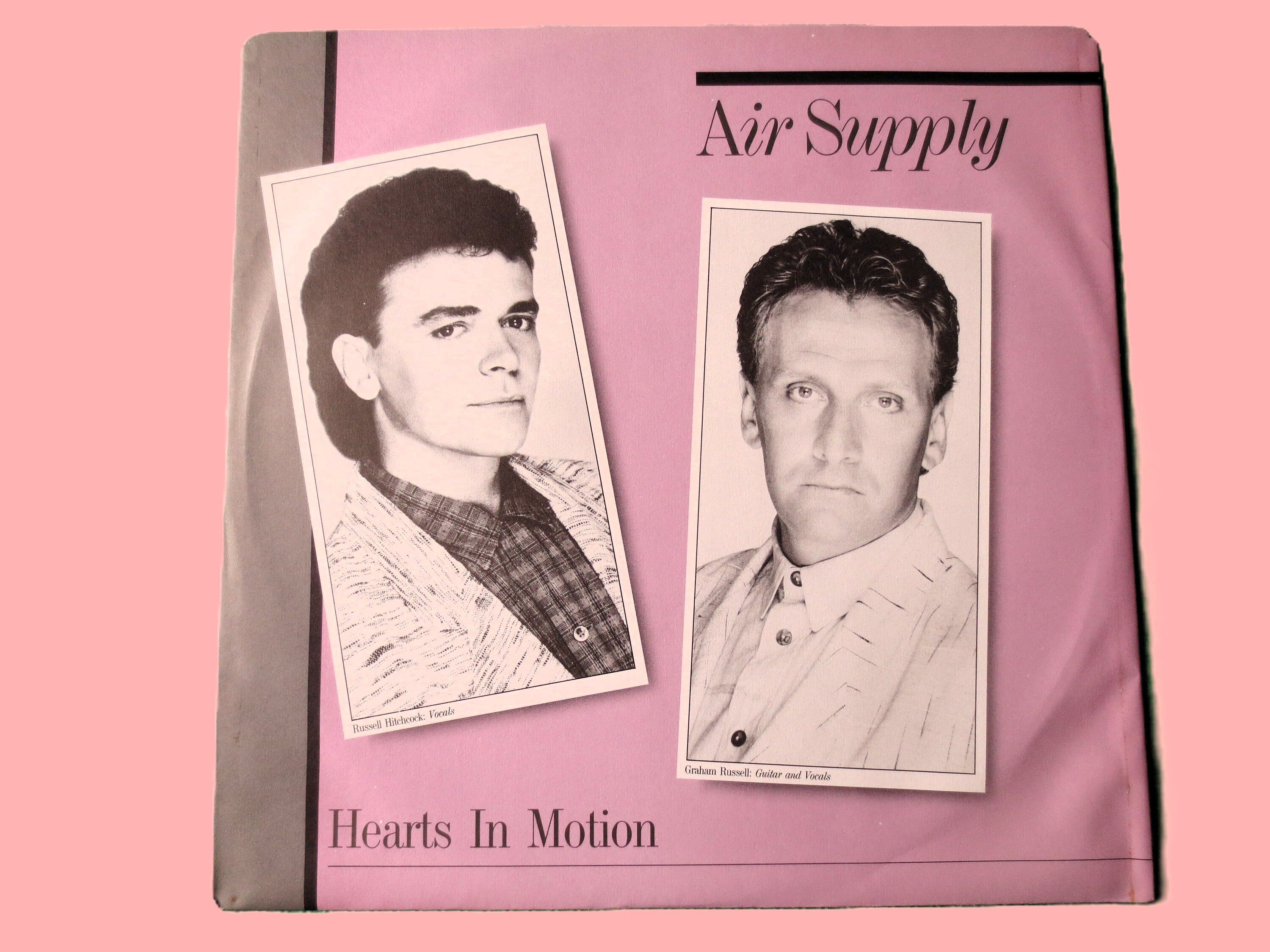 Air Supply – Hearts in Motion (1986) Vinyl LP