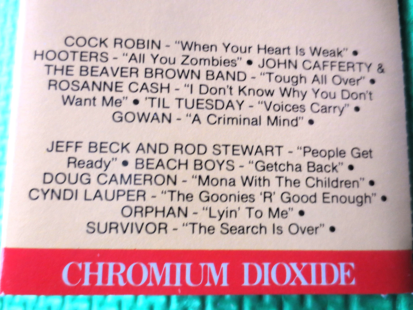 A and A Records, PROMO CASSETTE, PROMO Tape, Promo lp, Rock Cassettes, Rock Tapes, Cassettes, Cbs Records, 1984 Cassette