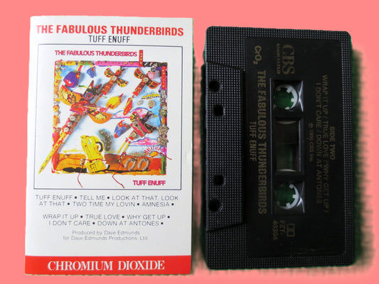 The FABULOUS THUNDERBIRDS, "Tuff Enuff", 1986 Cassette, Vintage Cassette