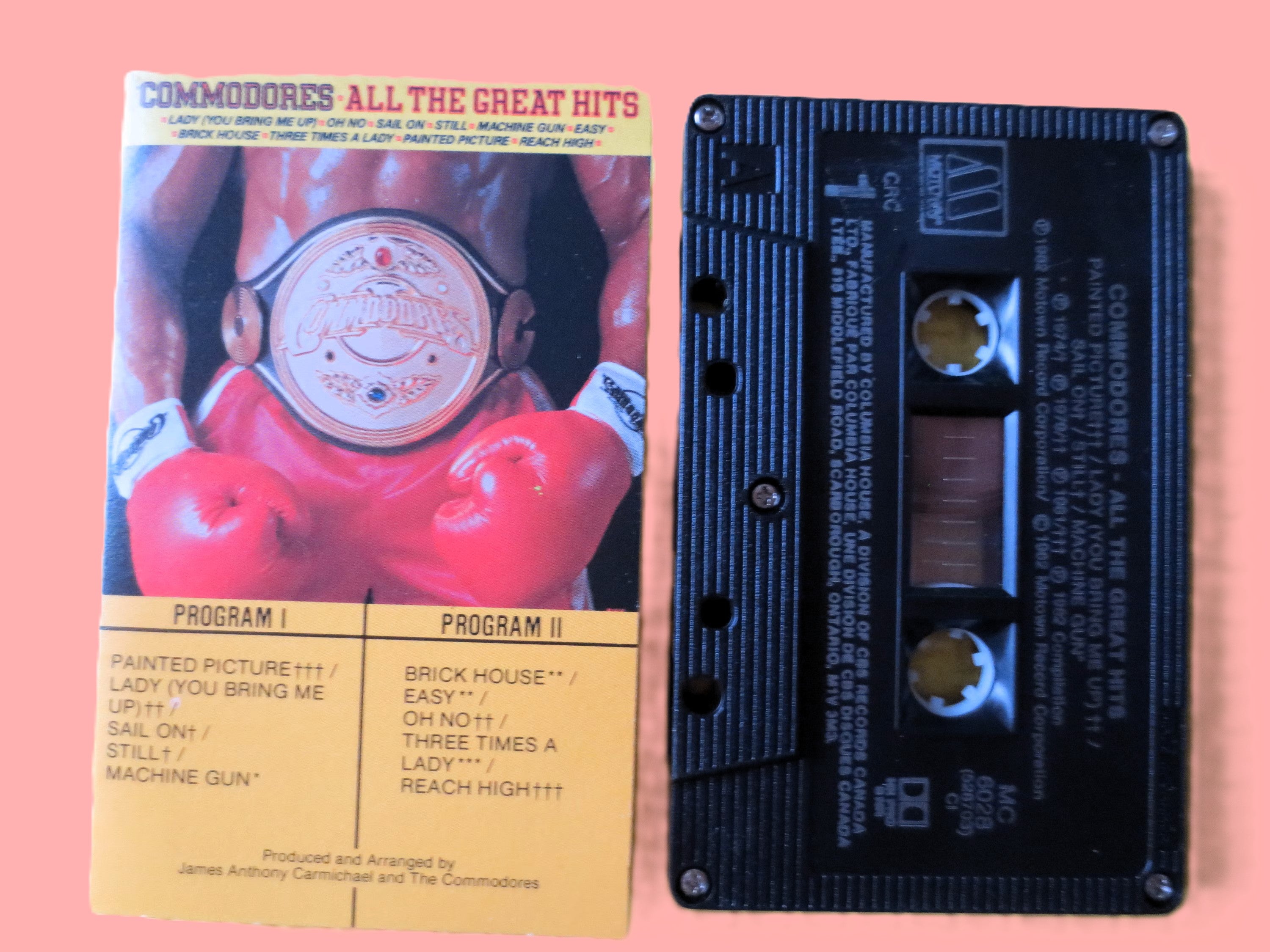 The Commodores – All the Great Hits (1982) Cassette