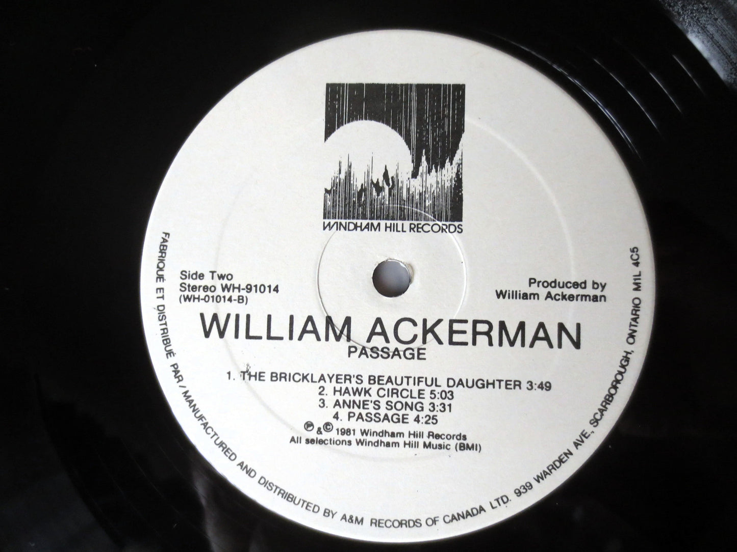 William Ackerman – Passage (1981) Vinyl LP