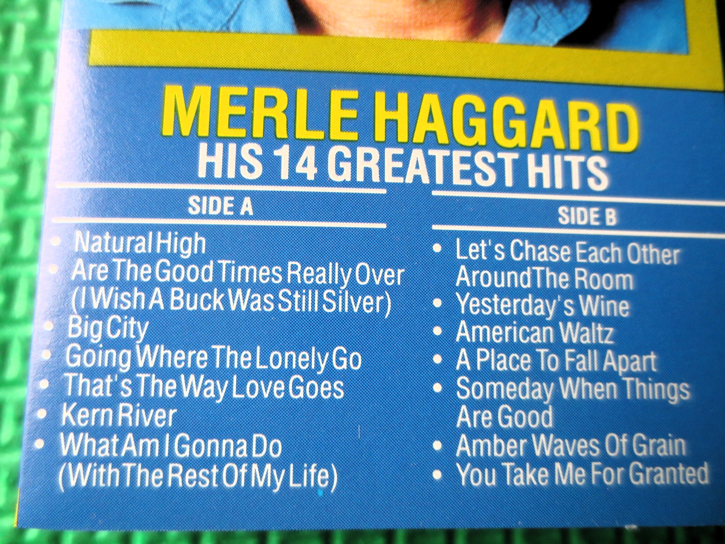 Merle Haggard – His 14 Greatest Hits (1987) Cassette