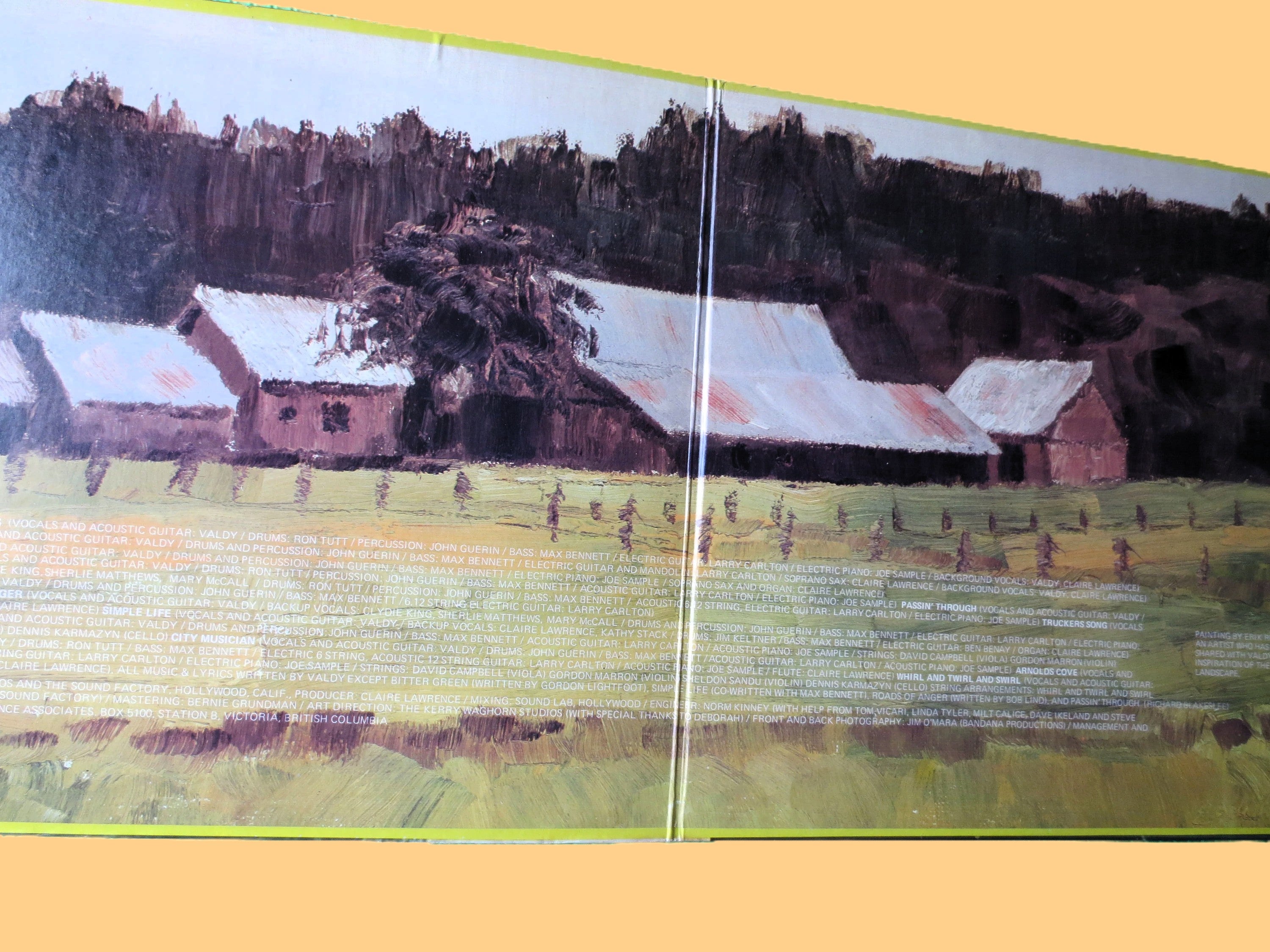 Valdy – Landscapes (1973) Vinyl LP