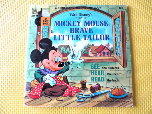 DISNEY Album, MICKEY MOUSE, Disneyland Records, Disney Records, Childrens Record, Disney Lp, Kids Lp, lps, 1968 Records