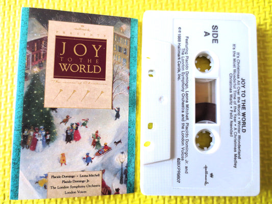 JOY to the WORLD, Christmas Music, 1988 Cassette Tape,  Vintage Cassette
