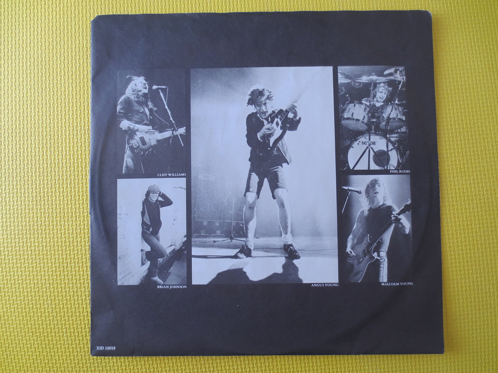 AC/DC Back in Black Vinyl Record - 1980 Rock LP