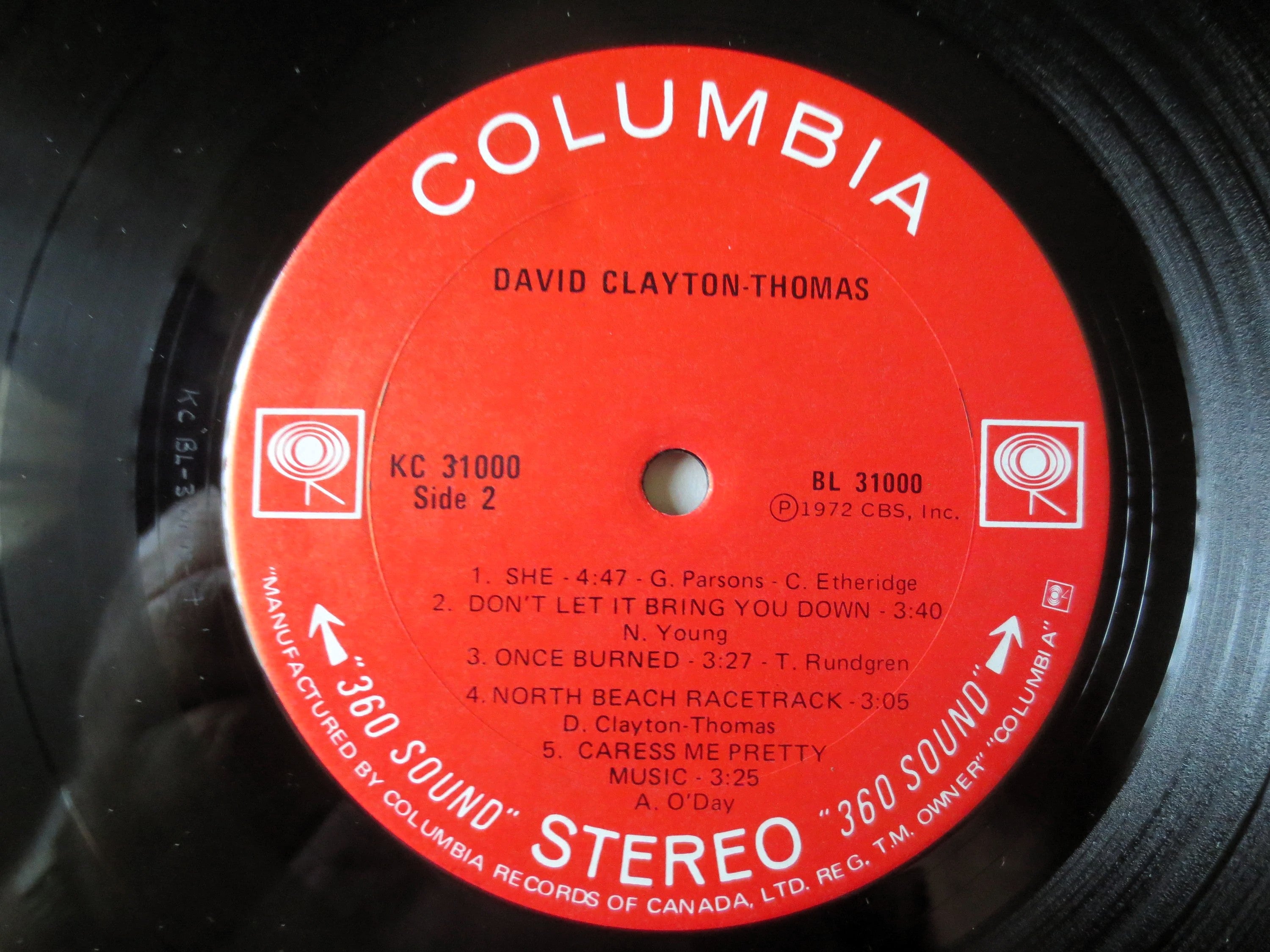 David Clayton-Thomas – David Clayton-Thomas (1972) Vinyl LP