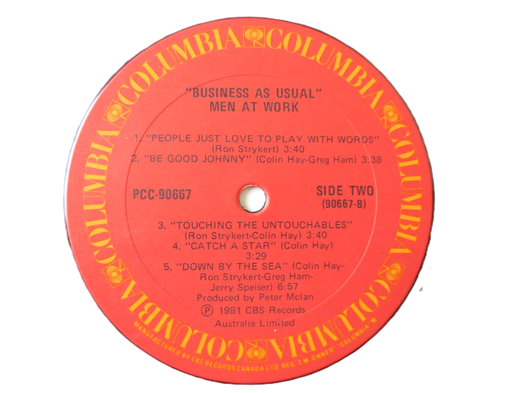 Men at Work – Business as Usual (1981) Vinyl LP