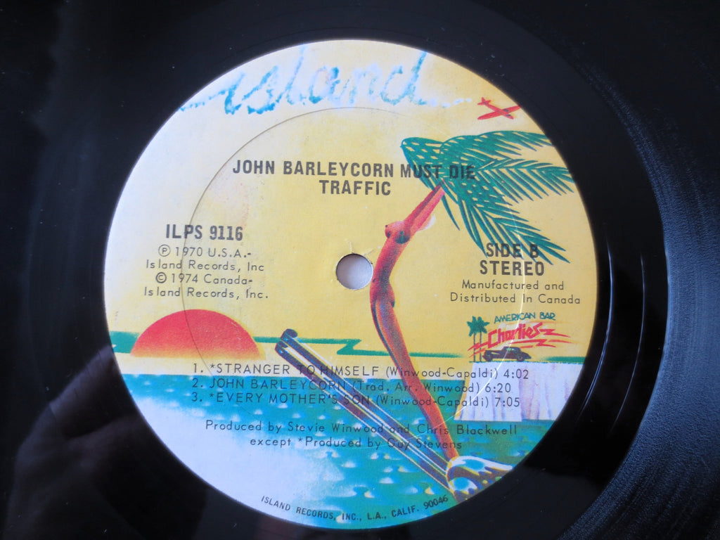 Traffic – John Barleycorn Must Die (1987) Vinyl LP