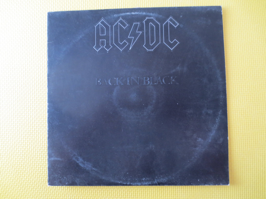 AC/DC Back in Black Vinyl Record - 1980 Rock LP