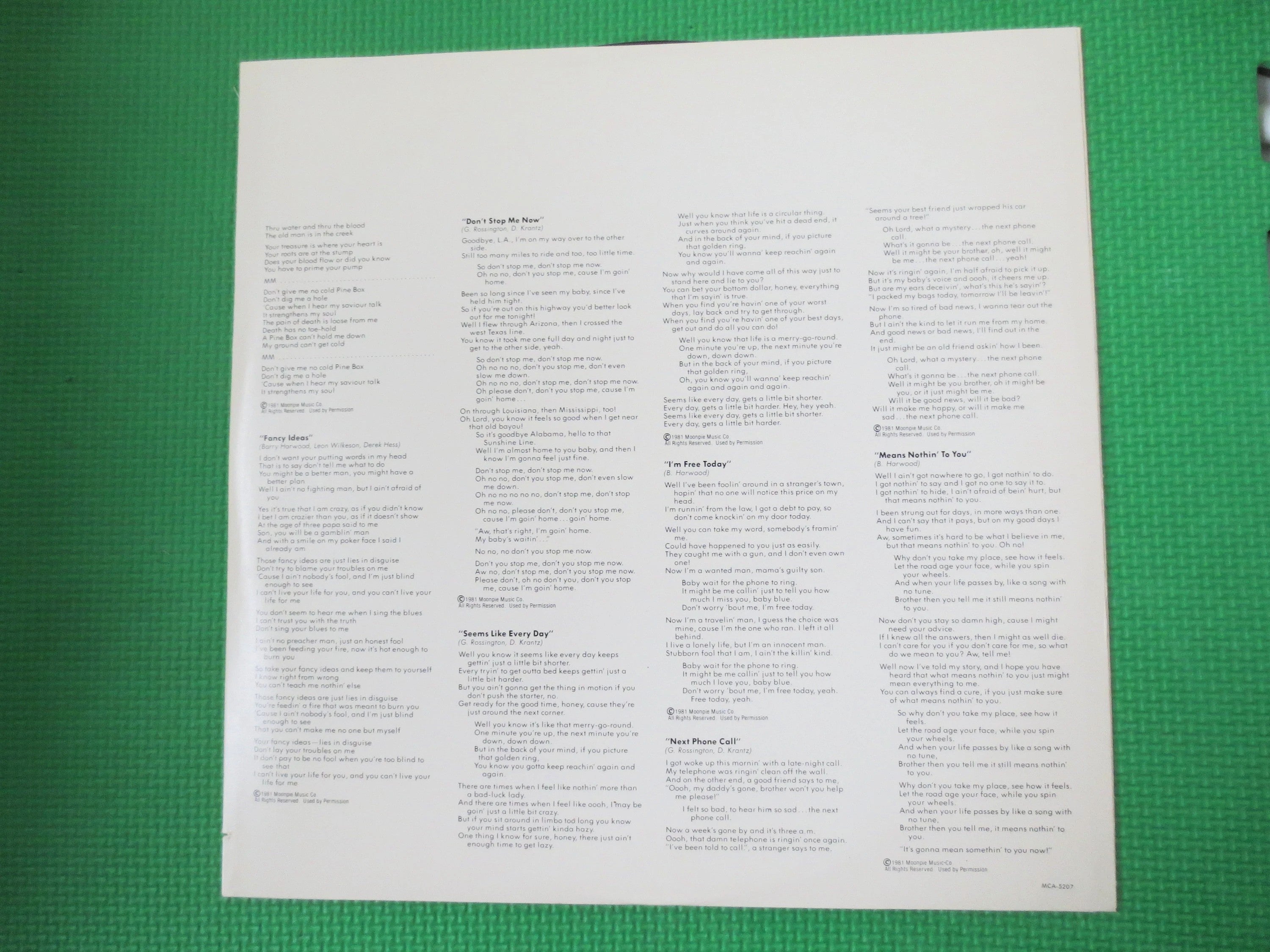 Rossington Collins Band – This Is the Way (1981) Vinyl LP